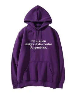 Lilac German Statement Hoodie | Bobby - IKON