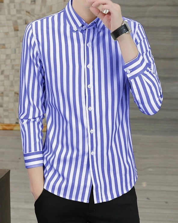 Brown And White Stripes Shirt | Sunoo - Enhypen 4 Brown And White Stripes Shirt | Sunoo - Enhypen - Image 2
