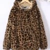 Brown Fluffy Leopard Hoodie | Jungkook - BTS -Amped Apparel Brown Fluffy Leopard Hoodie Jungkook BTS 2