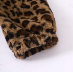 Brown Fluffy Leopard Hoodie | Jungkook - BTS -Amped Apparel Brown Fluffy Leopard Hoodie Jungkook BTS 6 600x598 1