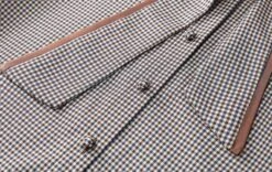 Brown Plaid Bow-Tie Blouse | Jisoo - BlackPink -Amped Apparel Brown Plaid Bow Tie Blouse Jisoo BlackPink 10 600x379 1