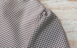 Brown Plaid Bow-Tie Blouse | Jisoo - BlackPink -Amped Apparel Brown Plaid Bow Tie Blouse Jisoo BlackPink 13 600x378 1