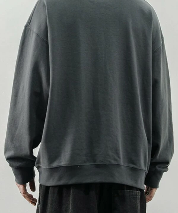 Grey Crew Neck Sweatshirt | Changbin - Stray Kids 6 Grey Crew Neck Sweatshirt | Changbin - Stray Kids - Image 4