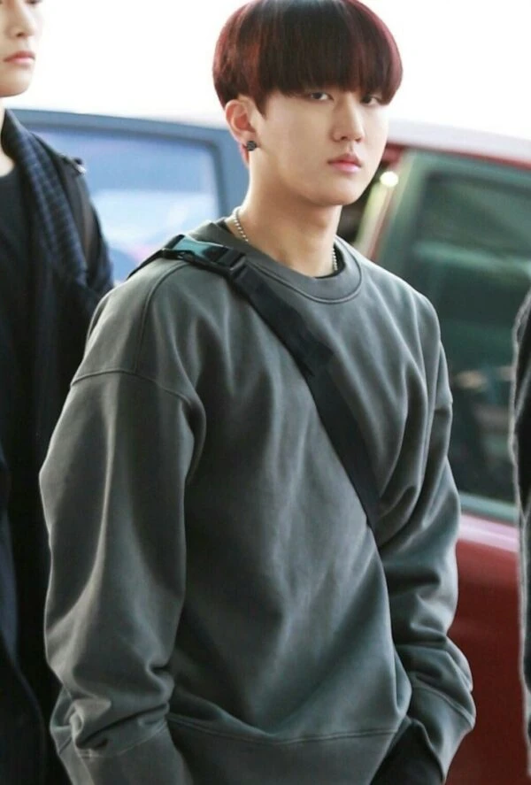 Grey Crew Neck Sweatshirt | Changbin - Stray Kids 7 Grey Crew Neck Sweatshirt | Changbin - Stray Kids - Image 5