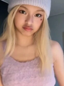 Lilac Fuzzy Knit Crop Top | Chiquita - BabyMonster -Amped Apparel Chiquita BabyMonster Lilac Fuzzy Knit Crop Top 13 600x806 1