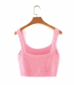 Lilac Fuzzy Knit Crop Top | Chiquita - BabyMonster -Amped Apparel Chiquita BabyMonster Lilac Fuzzy Knit Crop Top 8 600x688 1