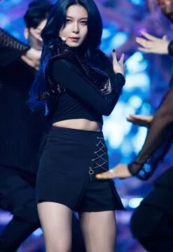 Black Skort With Chain Detail | Dami - Dreamcatcher -Amped Apparel Dami Dreamcatcher Black Skort With Chain Detail 2