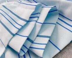 White Striped Peplum Blouse | Danielle - NewJeans -Amped Apparel Danielle NewJeans White Striped Peplum Blouse 9 600x480 1