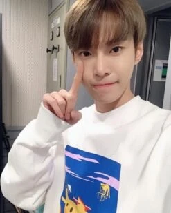 White Submarine Sweatshirt | Doyoung - NCT -Amped Apparel Doyoung Submarine Sweater Inspiration 3