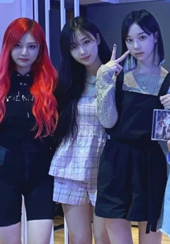 Lilac Plaid Short | Giselle - Aespa -Amped Apparel Giselle Aespa Lilac Plaid Short 1