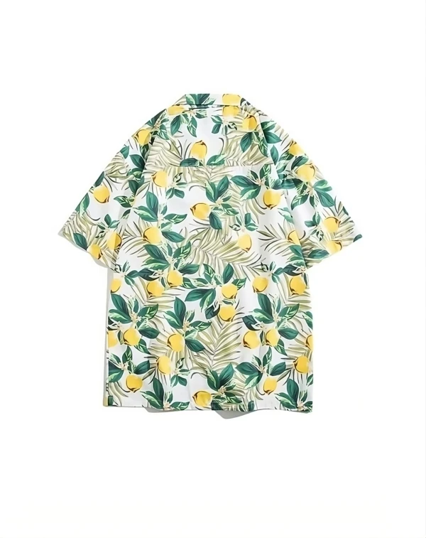 Green And Yellow Lemon Pattern Shirt | Soobin - TXT 4 Green And Yellow Lemon Pattern Shirt | Soobin - TXT - Image 2