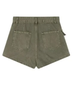Green Denim Wrap Skort | Yuna - ITZY -Amped Apparel Green Denim Wrap Skort Yuna ITZY 6 600x754 1