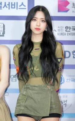 Green Denim Wrap Skort | Yuna - ITZY -Amped Apparel Green Denim Wrap Skort Yuna ITZY inspi 600x959 1