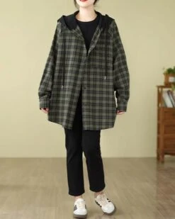 Green Plaid Shirt With Black Hood | Jungkook - BTS 15 Green Plaid Shirt With Black Hood | Jungkook - BTS -Amped Apparel Green Plaid Shirt With Black Hood Jungkook BTS 4 600x750 1