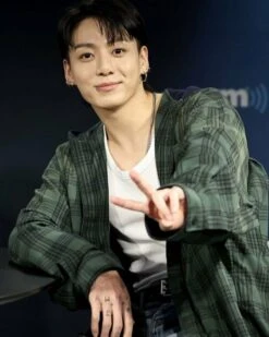 Green Plaid Shirt With Black Hood | Jungkook - BTS 21 Green Plaid Shirt With Black Hood | Jungkook - BTS -Amped Apparel Green Plaid Shirt With Black Hood Jungkook BTS Idol 2 600x750 1