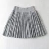 Grey Knitted Fine Pleats Skirt | IU -Amped Apparel Grey Knitted Fine Pleats Skirt IU 3 600x731 1
