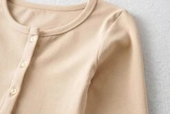 Grey Long Sleeves Corset-Style Top | Yoohyeon - Dreamcatcher -Amped Apparel Grey Long Sleeves Corset Style Top Yoohyeon Dreamcatcher 10 600x400 1