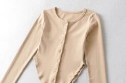 Grey Long Sleeves Corset-Style Top | Yoohyeon - Dreamcatcher -Amped Apparel Grey Long Sleeves Corset Style Top Yoohyeon Dreamcatcher 5 600x396 1