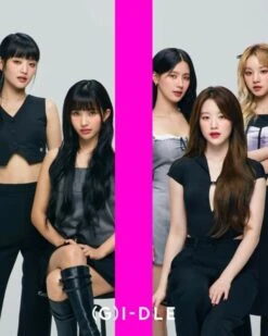 Grey Ruffled Neckline Dress | Miyeon - (G)I-DLE 17 Grey Ruffled Neckline Dress | Miyeon - (G)I-DLE -Amped Apparel Grey Ruffled Neckline Dress Miyeon GI DLE Idol 2 600x750 1