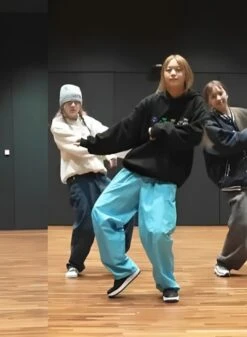 Black Dancing Bears Hoodie | Haerin - NewJeans -Amped Apparel Haerin NewJeans Black Dancing Bears Hoodie 1 600x818 1