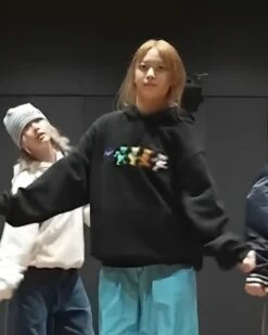 Black Dancing Bears Hoodie | Haerin - NewJeans -Amped Apparel Haerin NewJeans Black Dancing Bears Hoodie 6 600x750 1