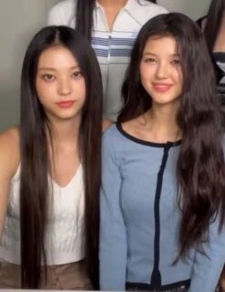 White Cable Knit Halter Top | Haerin - NewJeans -Amped Apparel Haerin NewJeans White Cable Knit Halter Top 1