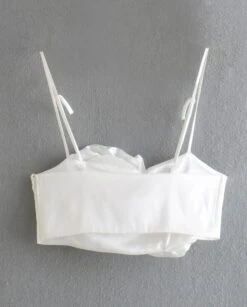 Black Flower Decorated Crop Top | Heejin - Loona -Amped Apparel Heejin Loona Black Flower Decorated Crop Top 3