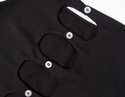 Black Hollow Out Buttoned Top | Hyein - NewJeans -Amped Apparel Hyein NewJeans Black Hollow Out Buttoned Top 6 600x467 1