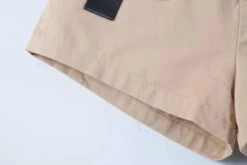 Beige Front Pocketed Shorts | Hyuna 18 Beige Front Pocketed Shorts | Hyuna -Amped Apparel Hyuna Beige Front Pocketed Shorts 10 600x400 1