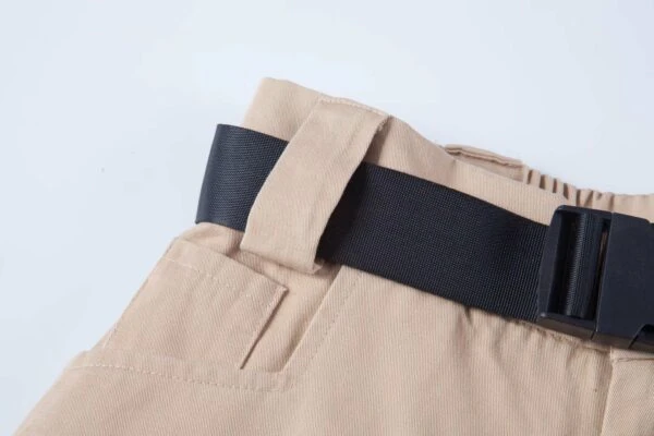 Beige Front Pocketed Shorts | Hyuna 7 Beige Front Pocketed Shorts | Hyuna - Image 5