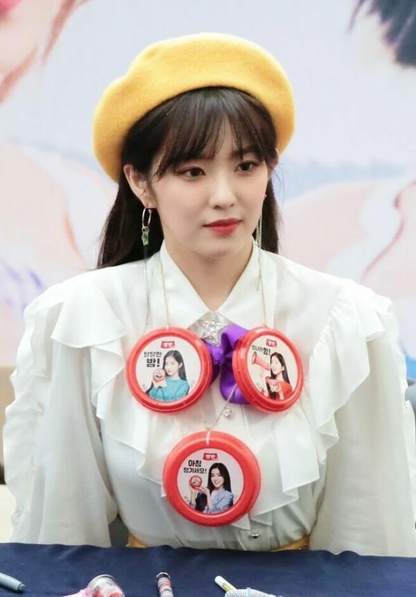 White Ruffled Long Sleeved Blouse | Irene - Red Velvet 18 White Ruffled Long Sleeved Blouse | Irene - Red Velvet - Image 16