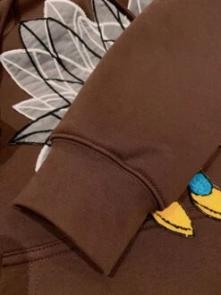 Brown Hornet Hoodie | J-Hope - BTS 23 Brown Hornet Hoodie | J-Hope - BTS -Amped Apparel J Hope BTS Brown Hornet Hoodie 3