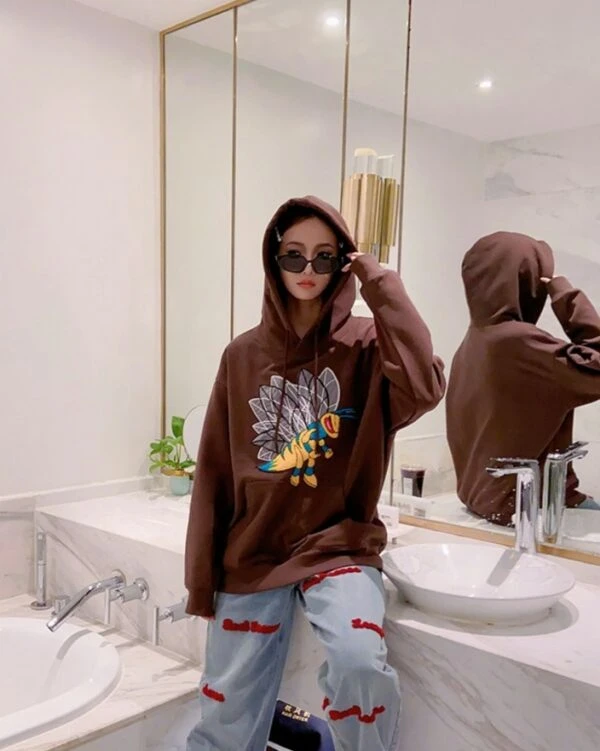 Brown Hornet Hoodie | J-Hope - BTS 9 Brown Hornet Hoodie | J-Hope - BTS - Image 7