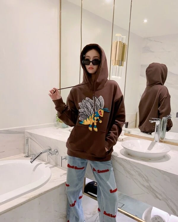 Brown Hornet Hoodie | J-Hope - BTS 8 Brown Hornet Hoodie | J-Hope - BTS - Image 6