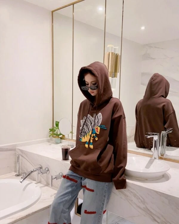 Brown Hornet Hoodie | J-Hope - BTS 7 Brown Hornet Hoodie | J-Hope - BTS - Image 5