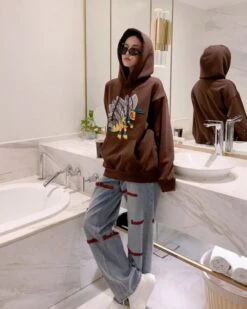 Brown Hornet Hoodie | J-Hope - BTS 17 Brown Hornet Hoodie | J-Hope - BTS -Amped Apparel J Hope BTS Brown Hornet Hoodie 8 600x751 1