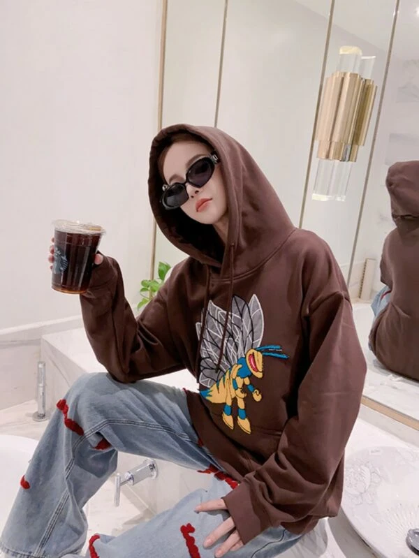 Brown Hornet Hoodie | J-Hope - BTS 5 Brown Hornet Hoodie | J-Hope - BTS - Image 3