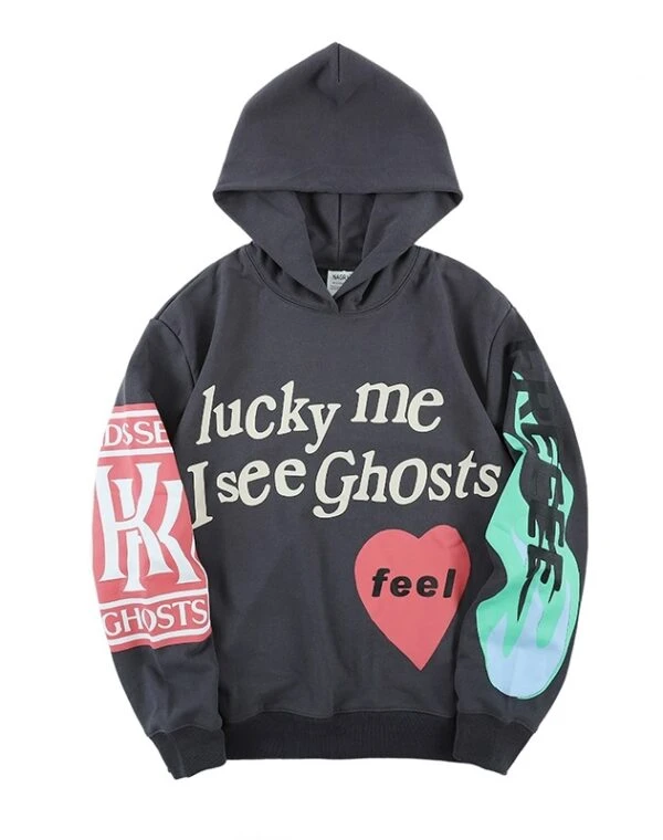 Black Lucky Me I See Ghosts Hoodie | J-Hope - BTS 3 Black Lucky Me I See Ghosts Hoodie | J-Hope - BTS