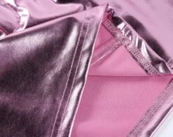 Pink Metallic Mini Skirt | J - STAYC -Amped Apparel J STAYC Pink Metallic Mini Skirt 10 600x476 1