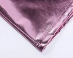 Pink Metallic Mini Skirt | J - STAYC -Amped Apparel J STAYC Pink Metallic Mini Skirt 9 600x479 1