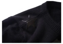 Black Stars And Stripes Sweatshirt | Jackson - GOT7 -Amped Apparel Jackson GOT7 Black Stars And Stripes Sweater 9 600x424 1