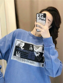 Blue Washed Crew Neck Sweatshirt | Jaehyun - NCT 13 Blue Washed Crew Neck Sweatshirt | Jaehyun - NCT -Amped Apparel Jaehyun C0a0v0 Washed Crew Neck Sweater 6 e1643297261177 600x789 1