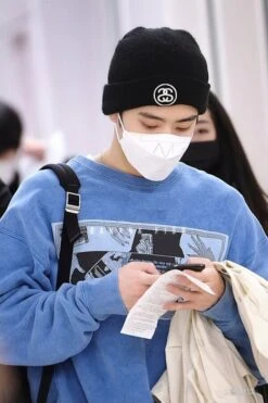 Blue Washed Crew Neck Sweatshirt | Jaehyun - NCT 19 Blue Washed Crew Neck Sweatshirt | Jaehyun - NCT -Amped Apparel Jaehyun C0a0v0 Washed Crew Neck Sweater Inspiration 600x901 1