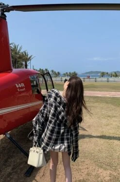 Black Distressed Plaid Shirt | Jake - Enhypen -Amped Apparel Jake Enhypen Black Distressed Plaid Shirt 15 600x903 1