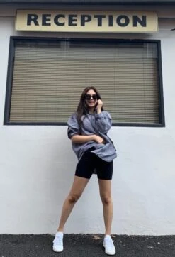 Black And White Checkered Shirt | Jennie - BlackPink -Amped Apparel Jennie BlackPink Black And White Checkered Shirt 4 600x880 1