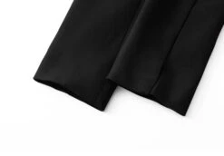 Black Snap Button Long Sleeve Shirt | Jennie - BlackPink -Amped Apparel Jennie BlackPink Black Snap Button Long Sleeve Shirt 9 600x418 1