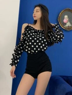 Black High Waist Fit Shorts | Jennie - BlackPink