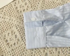 Blue Shirt And Grey Vest Two-Piece Set | Jihyo - Twice 17 Blue Shirt And Grey Vest Two-Piece Set | Jihyo - Twice -Amped Apparel Jihyo Twice Blue Shirt And Grey Vest Two Piece Set 5 600x480 1