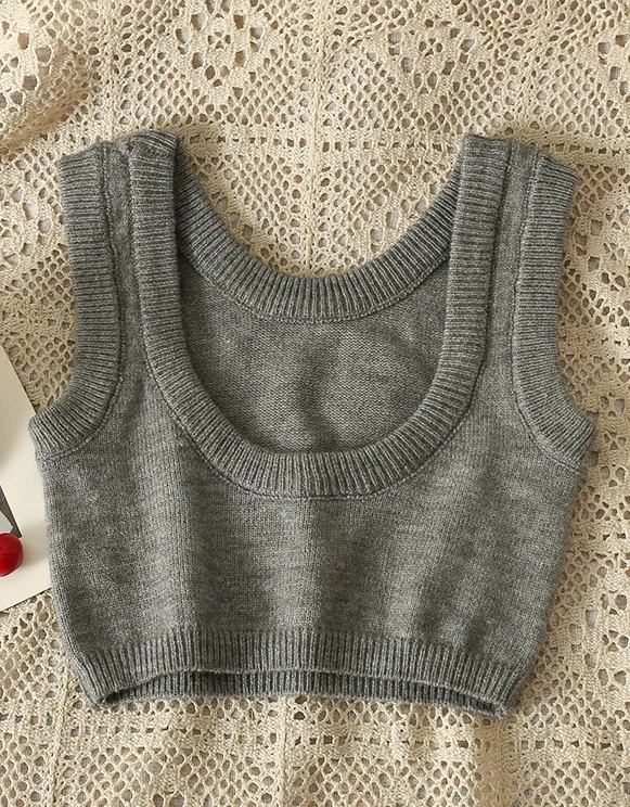 Blue Shirt And Grey Vest Two-Piece Set | Jihyo - Twice 10 Blue Shirt And Grey Vest Two-Piece Set | Jihyo - Twice - Image 8