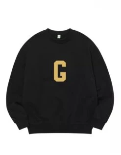 Black Letter G Print Sweatshirt | Jimin - BTS